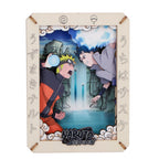 Produktbild Naruto - The Final Valley Wooden Theatre 3D Bilderrahmen