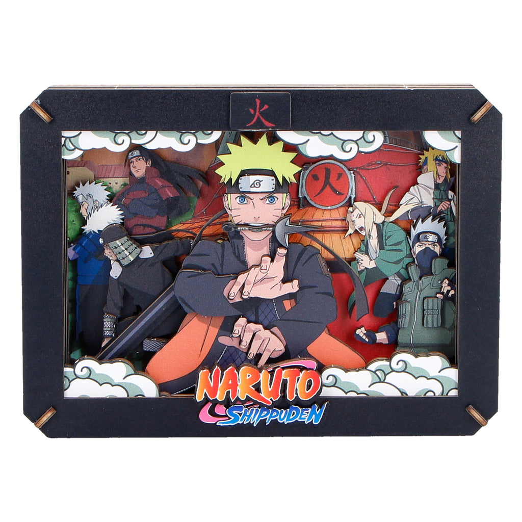 Produktbild Naruto - Hokage Wooden Theatre 3D Bilderrahmen