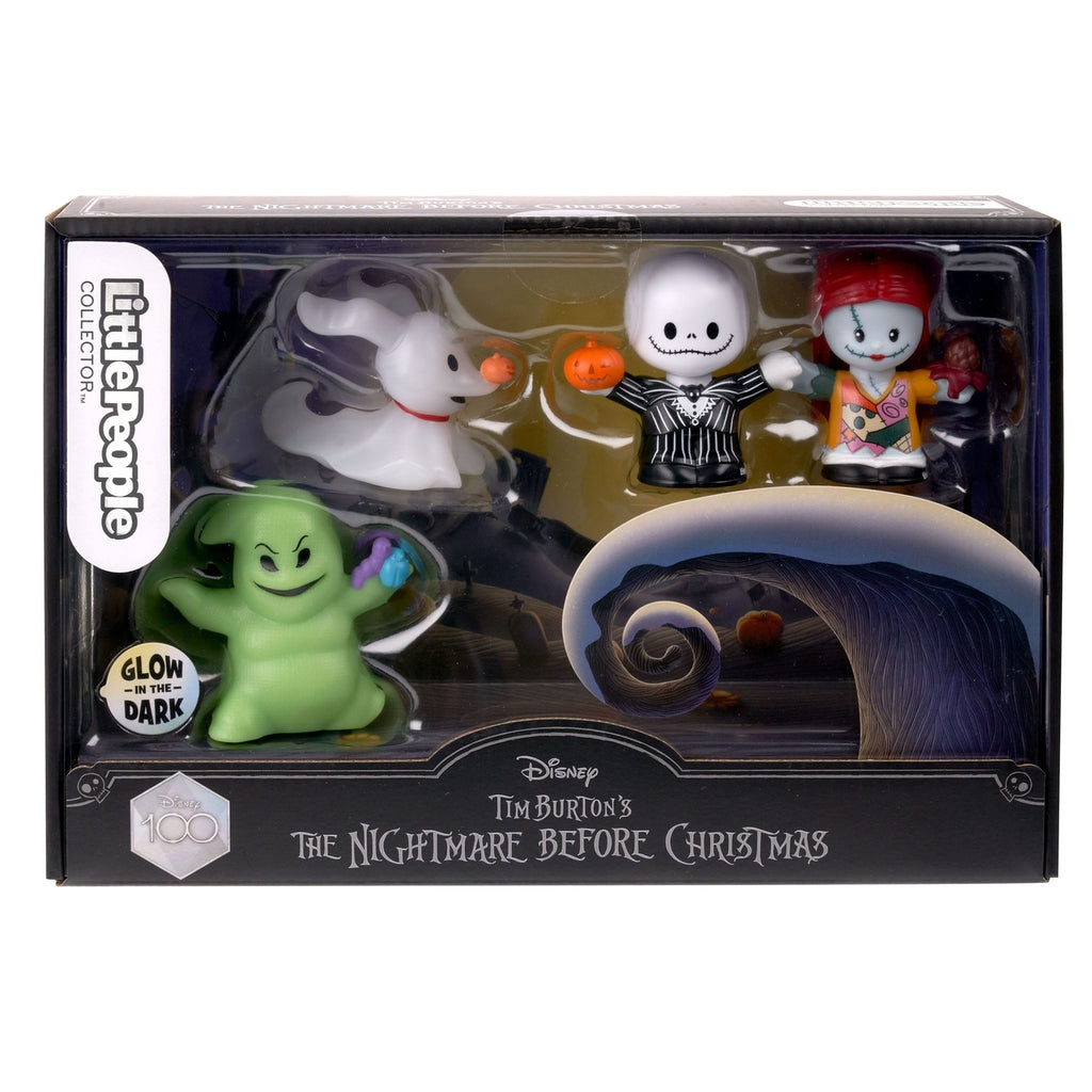 Produktbild Nightmare Before Christmas Fisher-Price Little People Collector Minifiguren 4er-Pack 7 cm