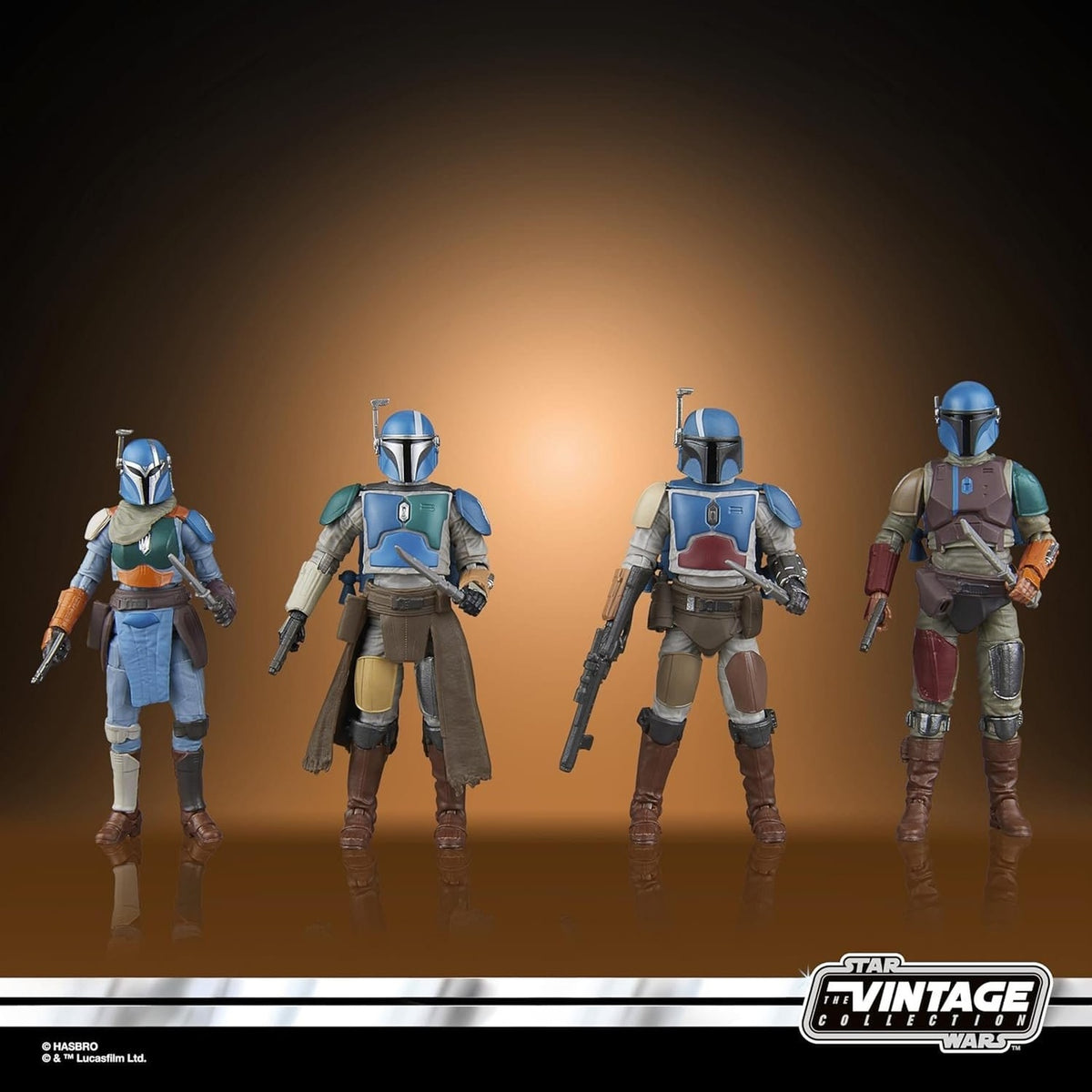 Produktbild Star Wars The Mandalorian Vintage Collection Actionfiguren 4er-Pack Mandalorian Shriek-Hawk 10 cm