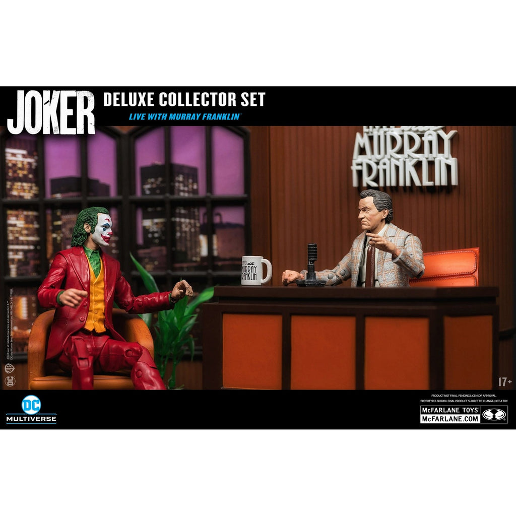 Produktbild Joker DC Multiverse (Joker Movie) Deluxe Colllector Actionfigur The Joker (Live with Murray Franklin) Limited Edition 18