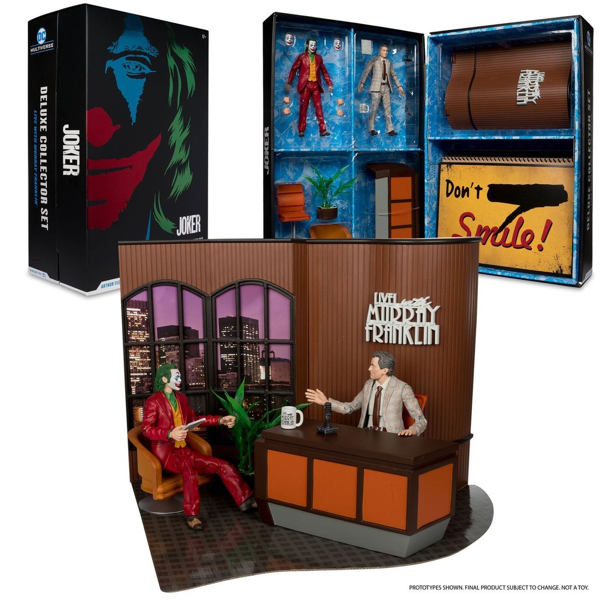 Produktbild Joker DC Multiverse (Joker Movie) Deluxe Colllector Actionfigur The Joker (Live with Murray Franklin) Limited Edition 18