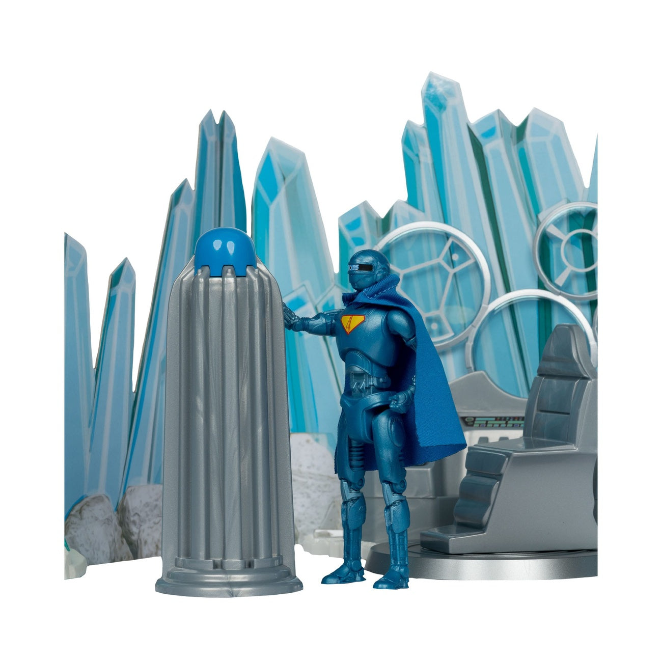 Produktbild Superman (2025) DC Direct Spielset Fortress of Solitude with Superman Robot