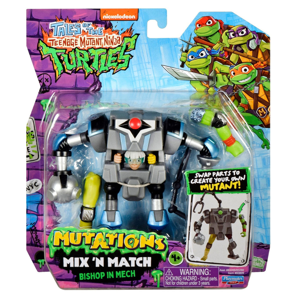 Produktbild Die Abenteuer der Teenage Mutant Ninja Turtles Mix 'n Match Actionfigur Mech Suit 12 cm