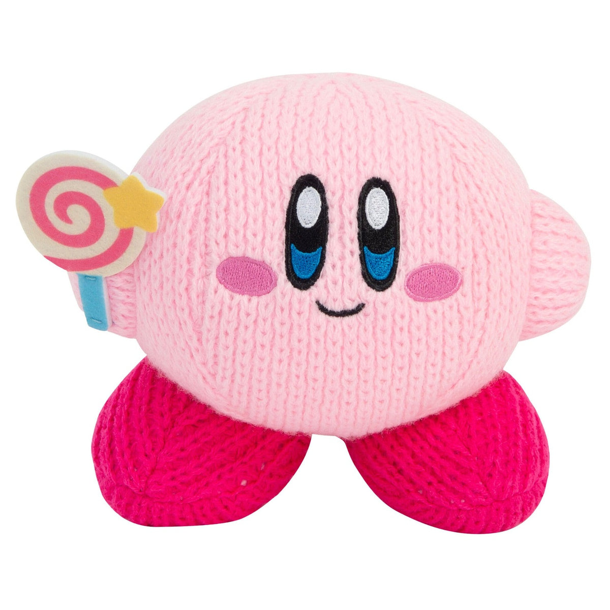 Produktbild Kirby Nuiguru-Knit Plüschfigur Kirby with Invincible Candy Wand