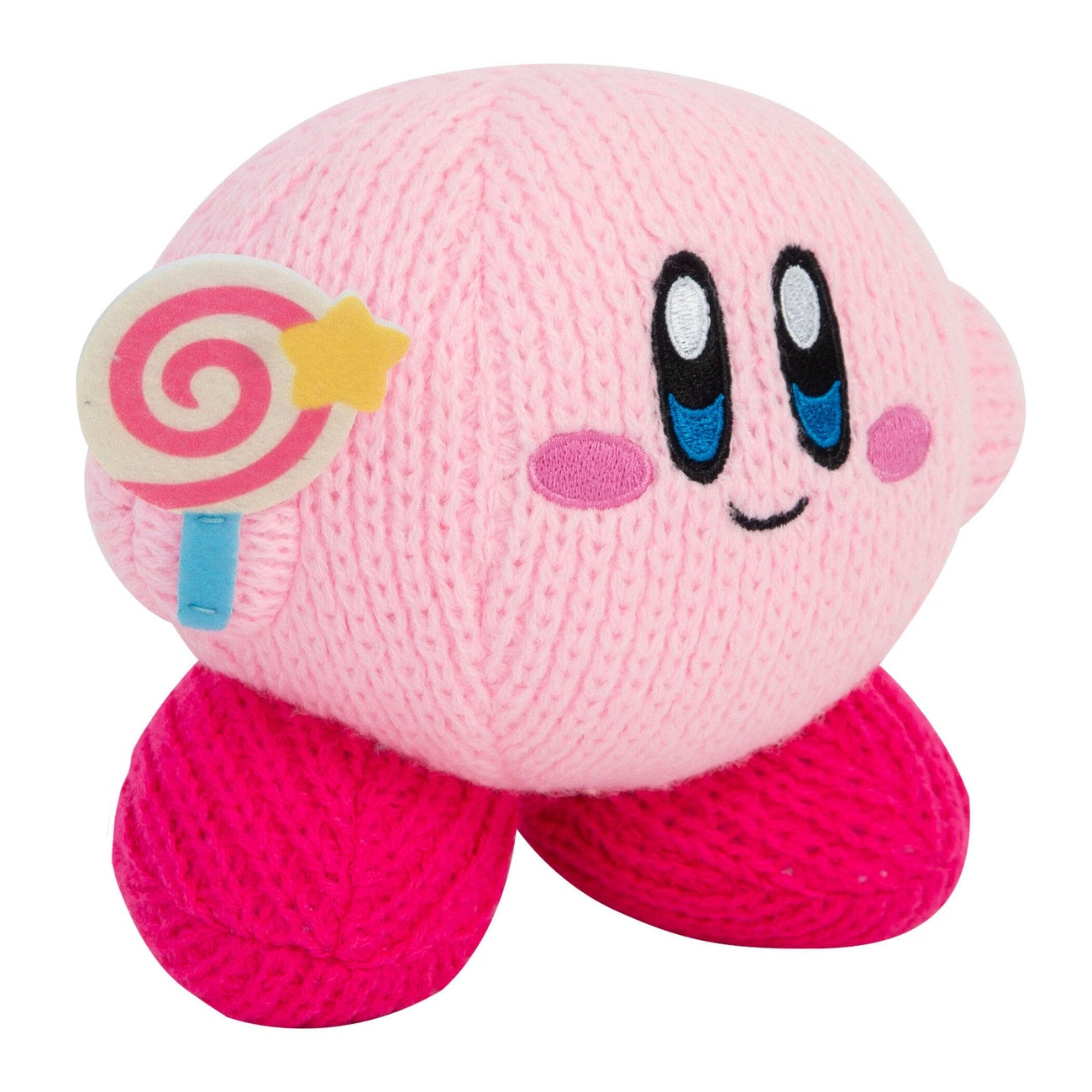 Produktbild Kirby Nuiguru-Knit Plüschfigur Kirby with Invincible Candy Wand