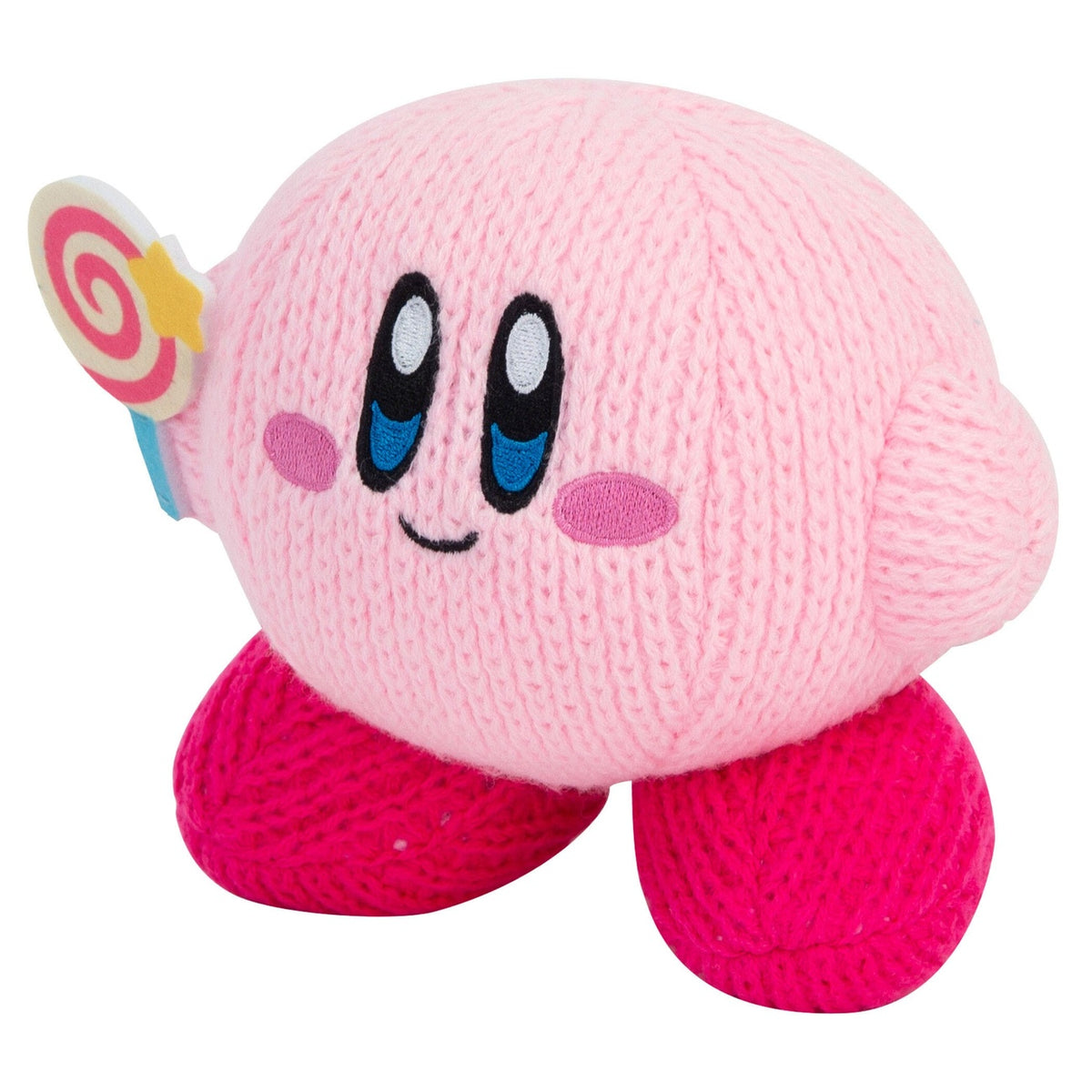 Produktbild Kirby Nuiguru-Knit Plüschfigur Kirby with Invincible Candy Wand