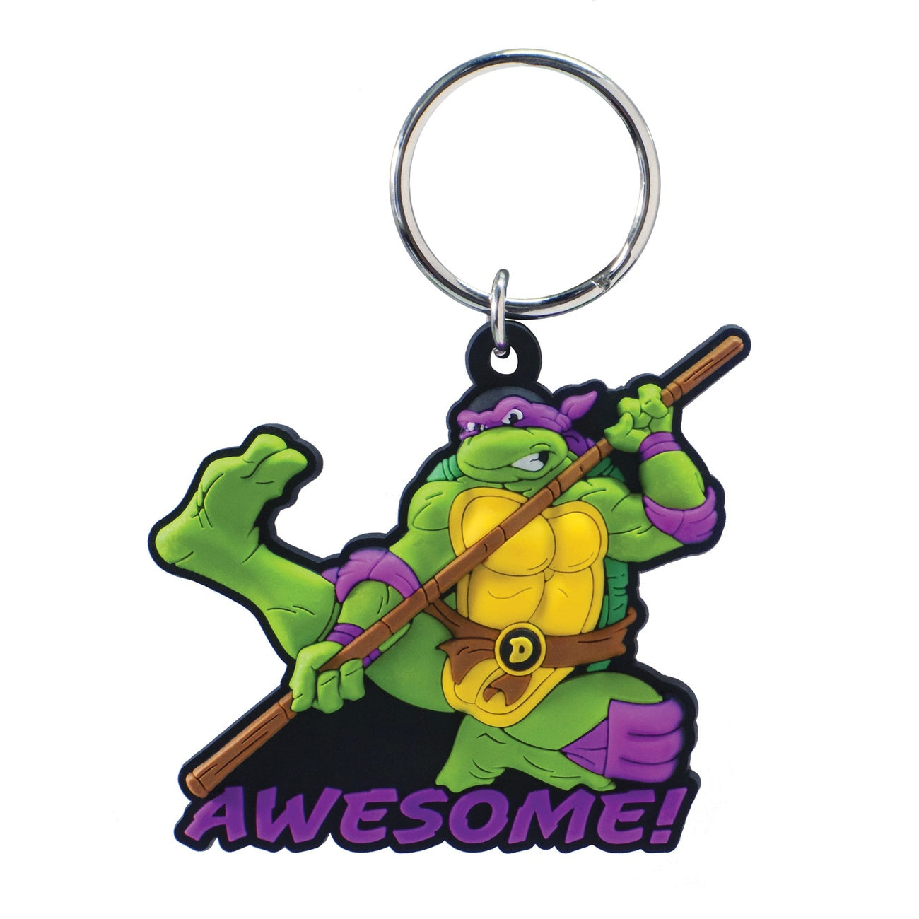Produktbild Teenage Mutant Ninja Turtles Soft Touch PVC Taschenanhänger Donatello
