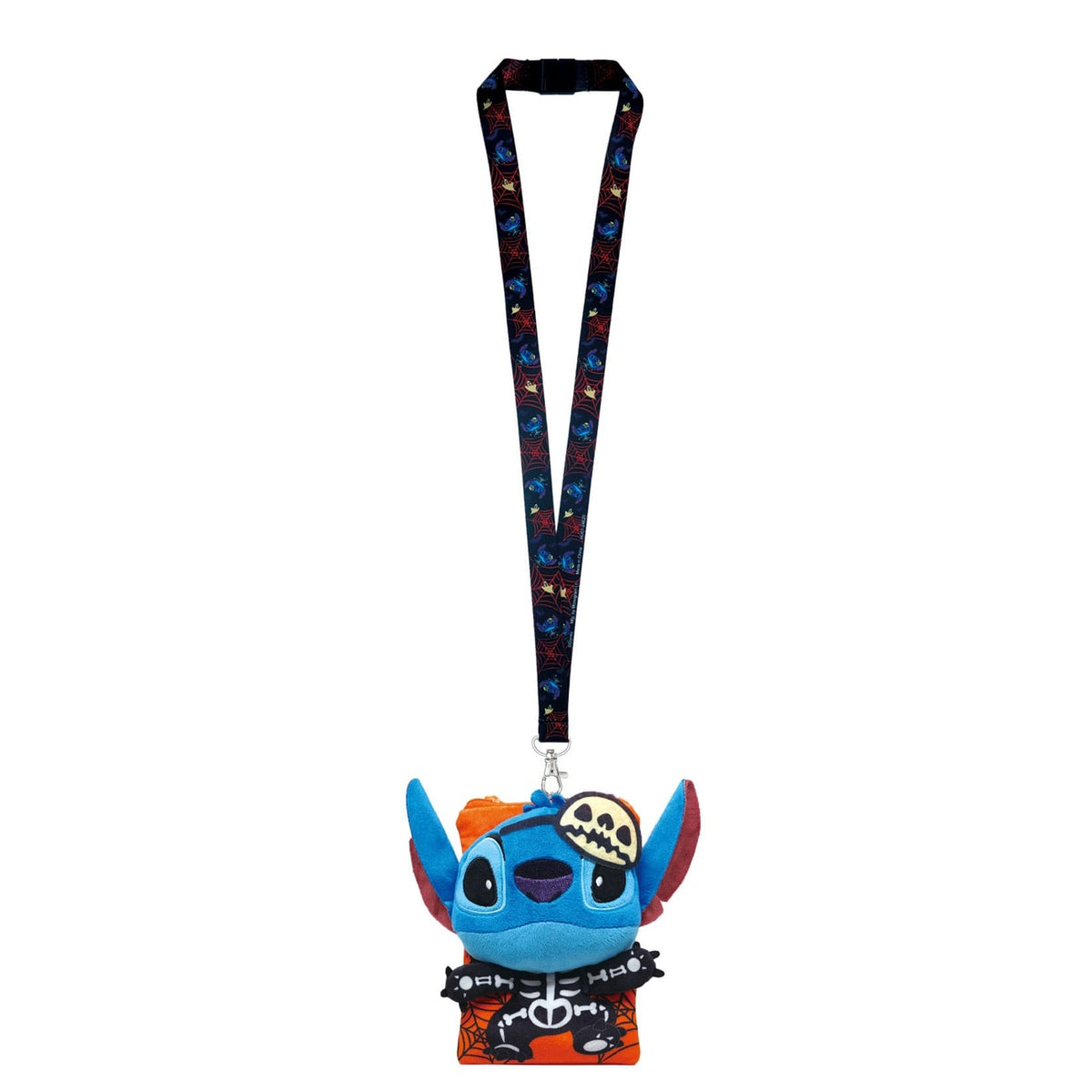 Produktbild Lilo & Stitch Schlüsselband Stitch Skeleton mit Kartenhaltertasche