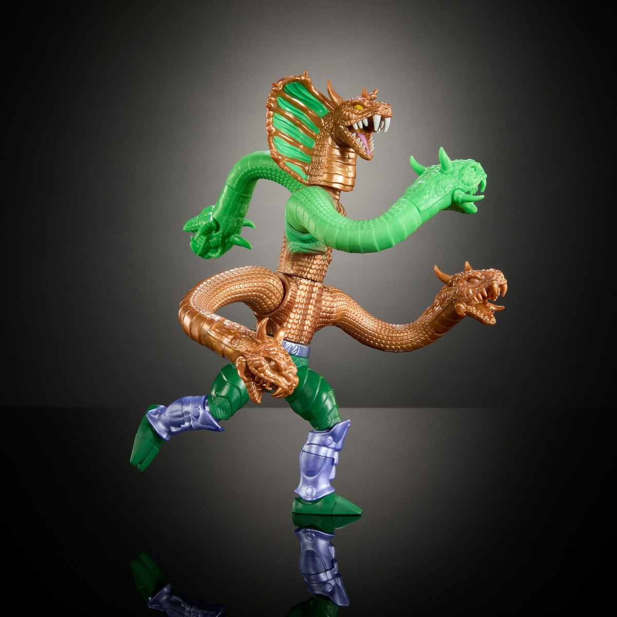 Produktbild MOTU x TMNT: Turtles of Grayskull Deluxe Actionfigur King Hiss 14 cm