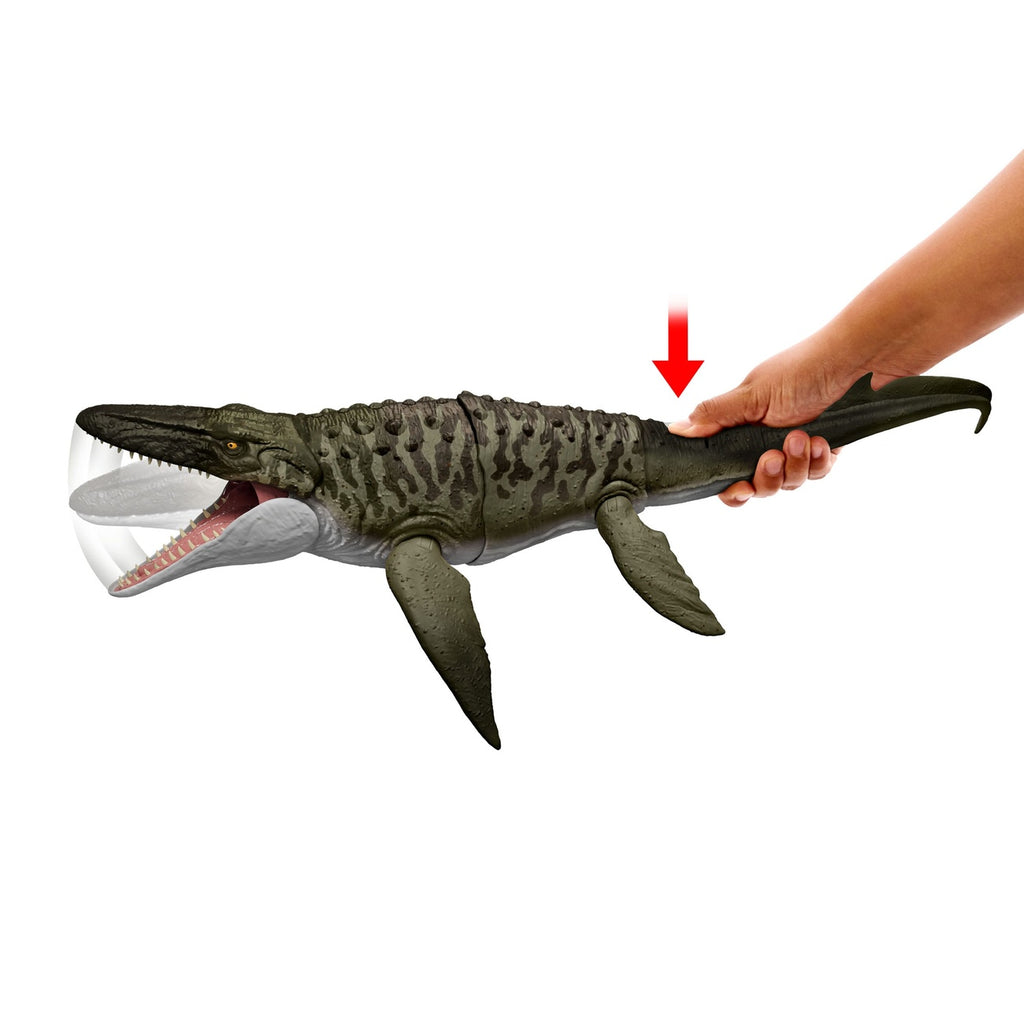 Produktbild Jurassic World: Rebirth Actionfigur Bite 'n Blast Mosasaurus 65 cm