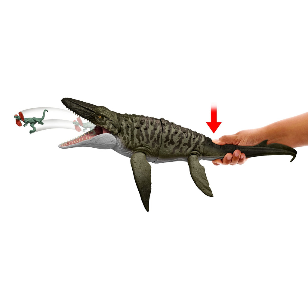 Produktbild Jurassic World: Rebirth Actionfigur Bite 'n Blast Mosasaurus 65 cm