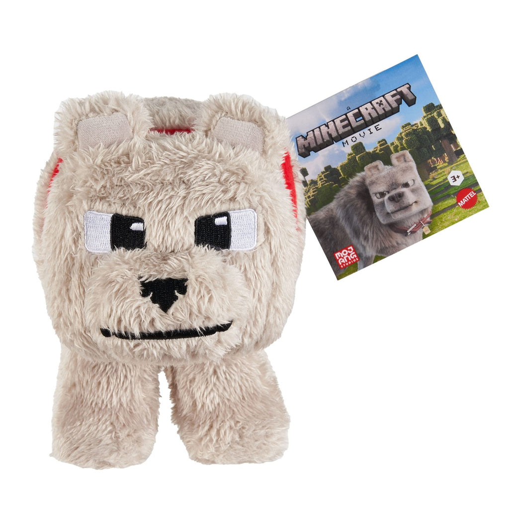 Produktbild Ein Minecraft Film Plüschfigur Dennis der Wolf 20 cm