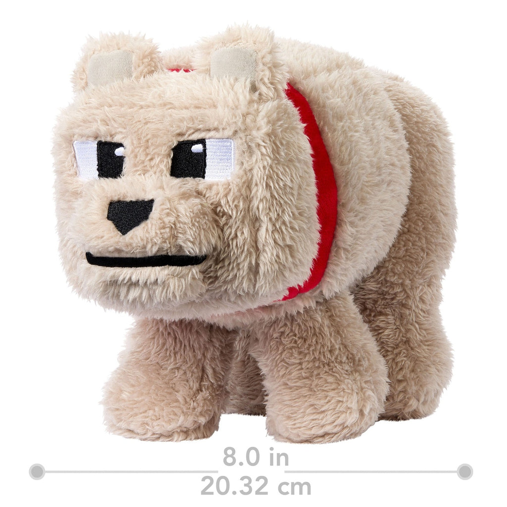 Produktbild Ein Minecraft Film Plüschfigur Dennis der Wolf 20 cm