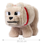 Produktbild Ein Minecraft Film Plüschfigur Dennis der Wolf 20 cm