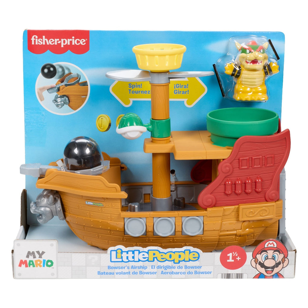 Produktbild My Mario Little People Spielset Bowsers Luftschiff