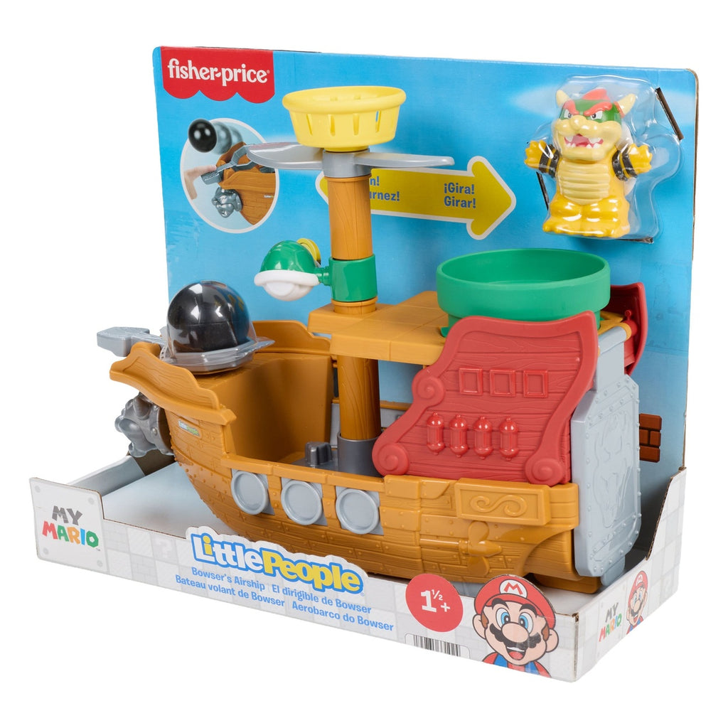 Produktbild My Mario Little People Spielset Bowsers Luftschiff