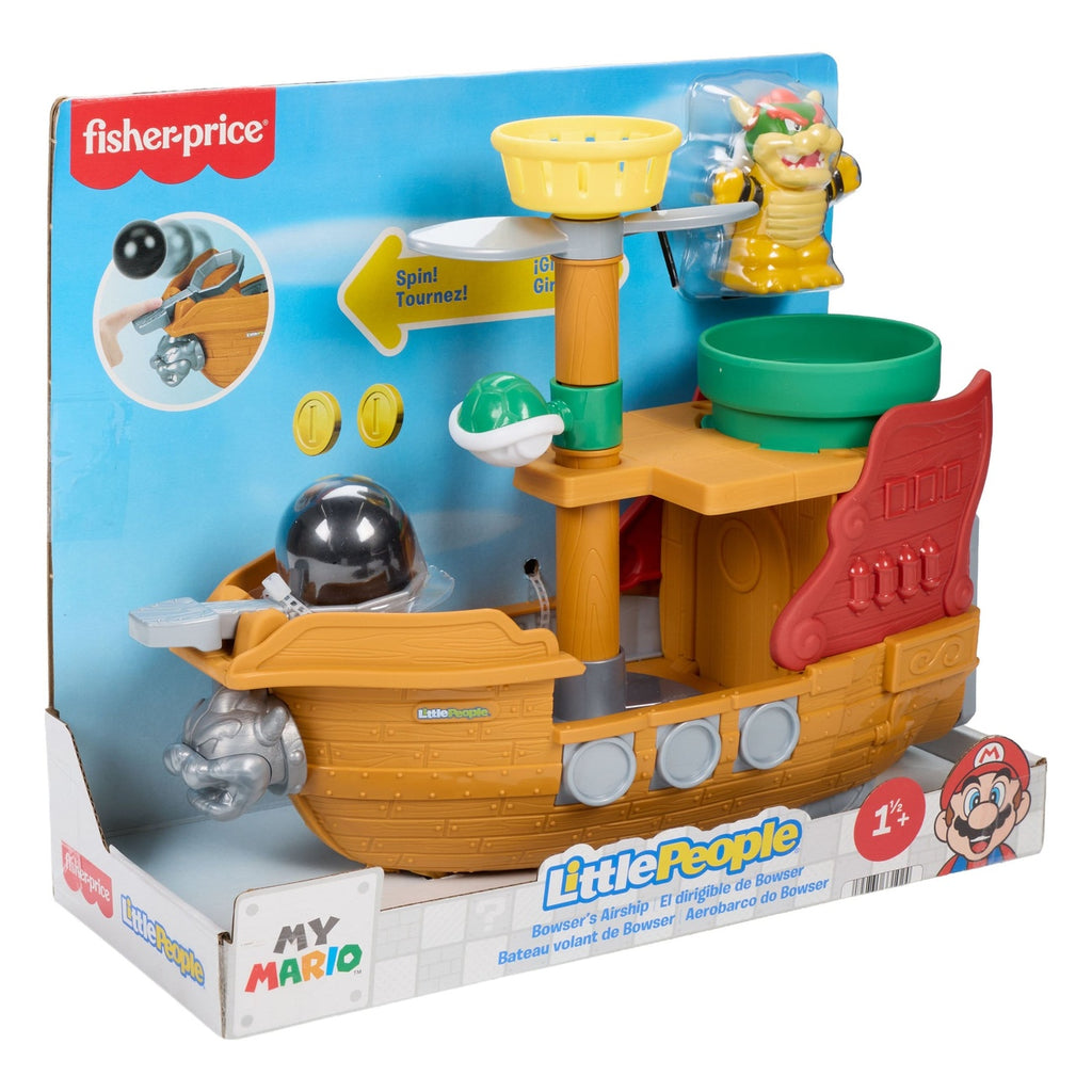 Produktbild My Mario Little People Spielset Bowsers Luftschiff