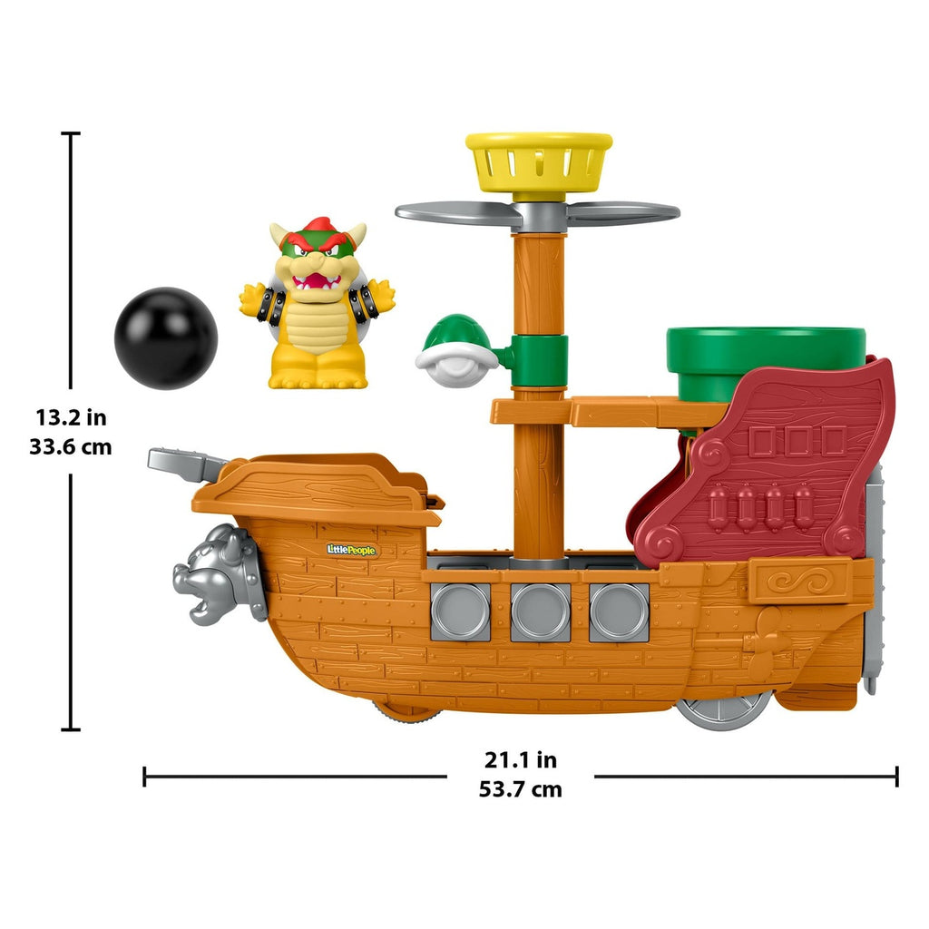 Produktbild My Mario Little People Spielset Bowsers Luftschiff