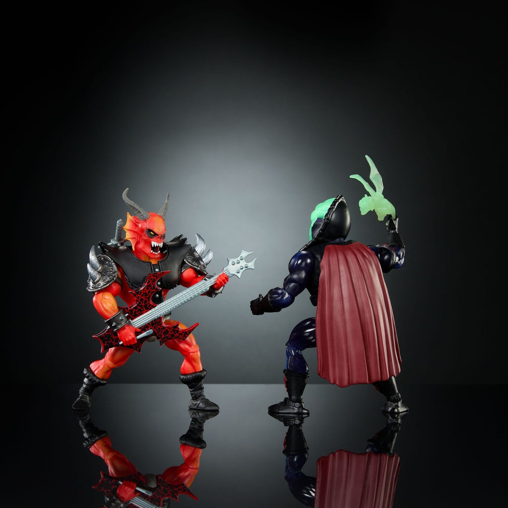 Produktbild Masters of the Universe x Stranger Things Origins Actionfiguren 2er-Pack Hordak & Hellfire-Man 14 cm