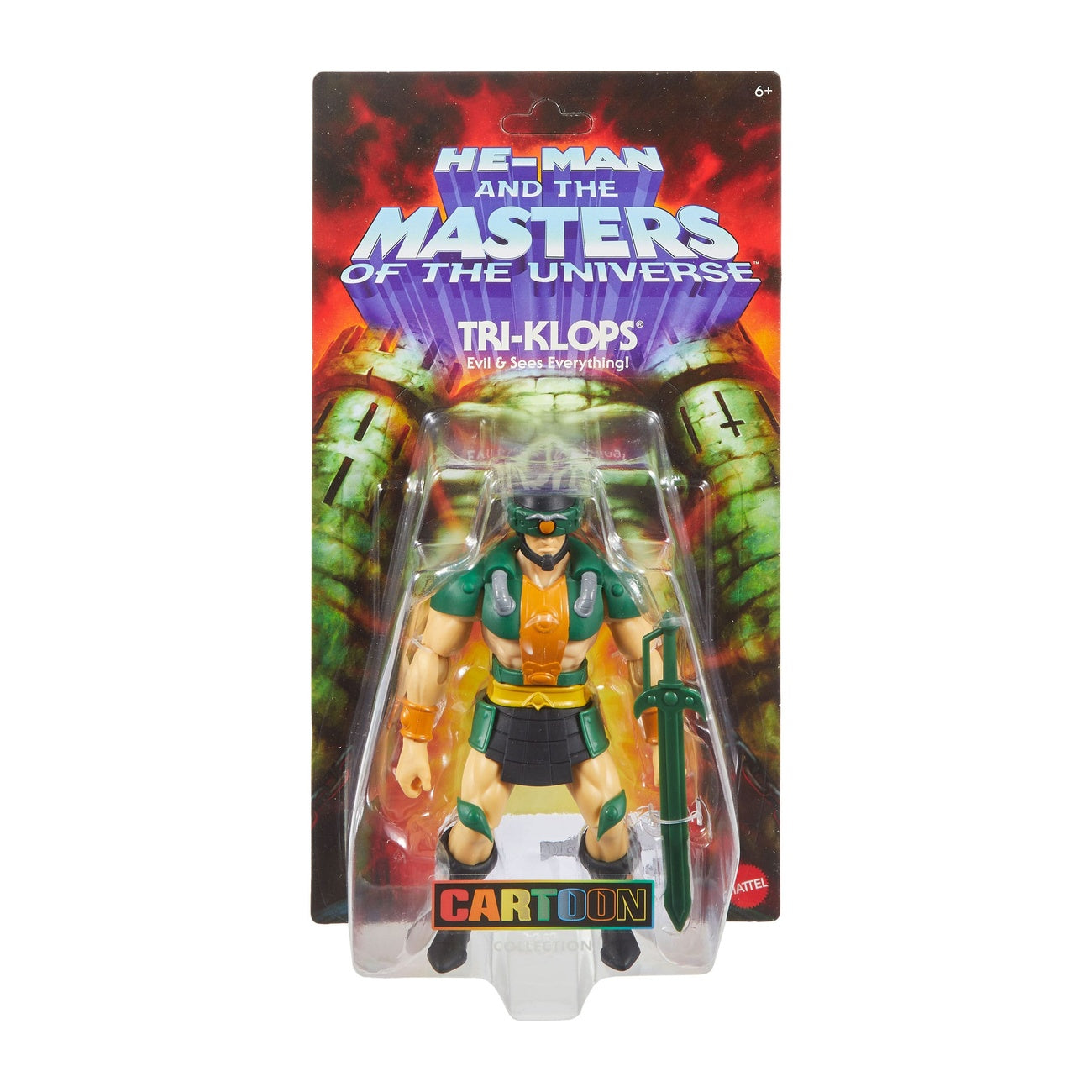 Produktbild Masters of the Universe Origins Actionfigur Cartoon Collection: Tri-Klops 14 cm