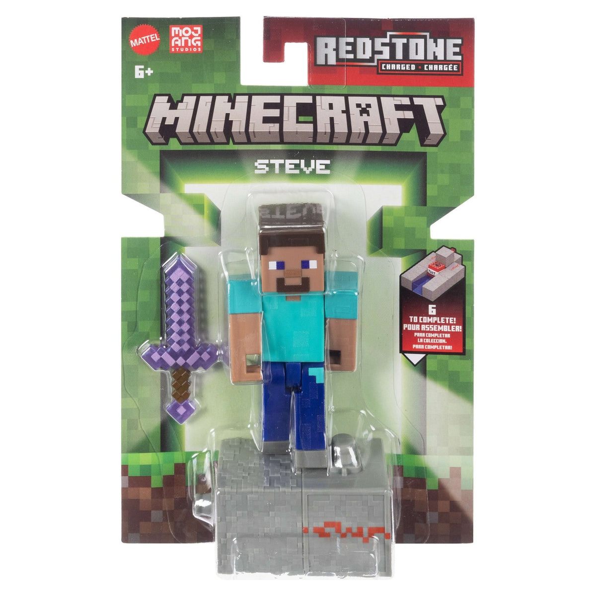 Produktbild Minecraft Actionfigur Steve 8 cm