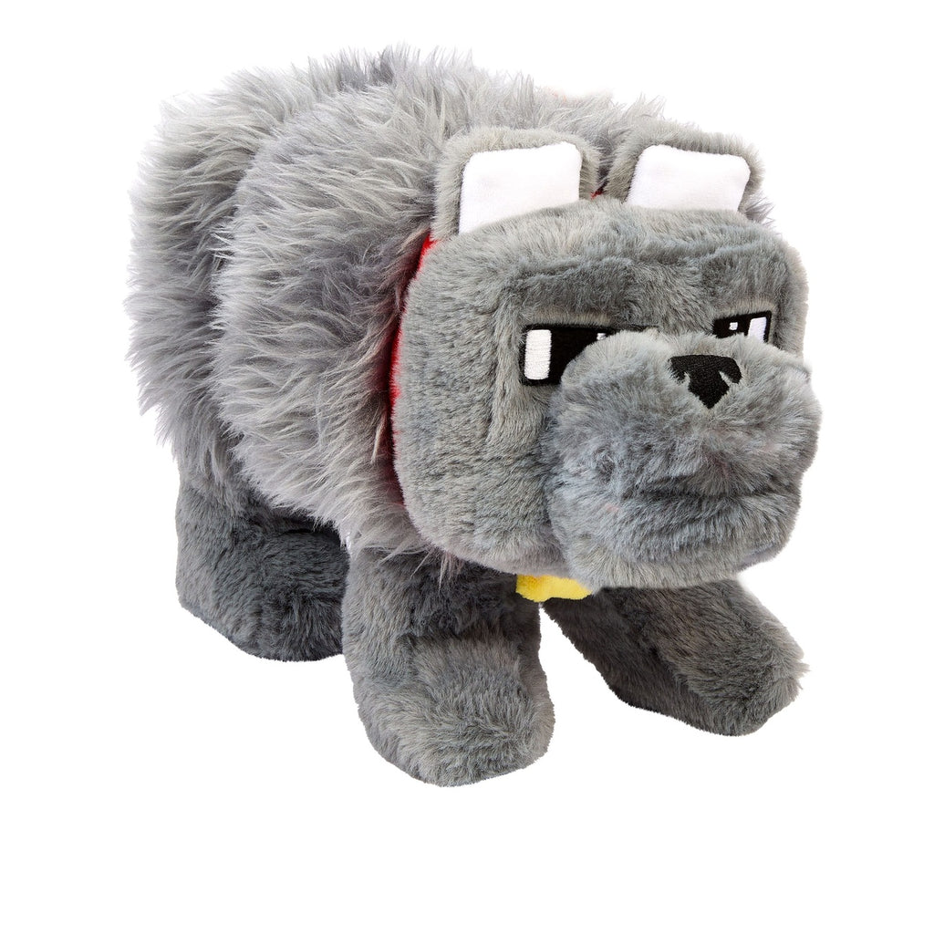 Produktbild Ein Minecraft Film Plüschfigur mit Sound Dennis der Wolf 20 cm