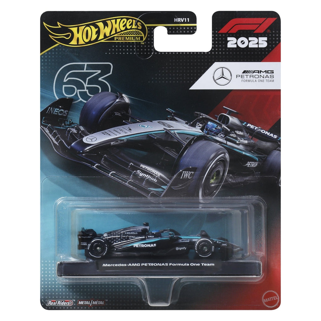 Produktbild Formel 1 Hot Wheels Premium Die-Cast Fahrzeug 1:64 Team Mercedes Benz: Driver 1