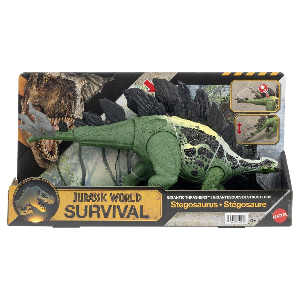 Produktbild Jurassic World: Survival Actionfigur Gigantic Thrashers Stegosaurus