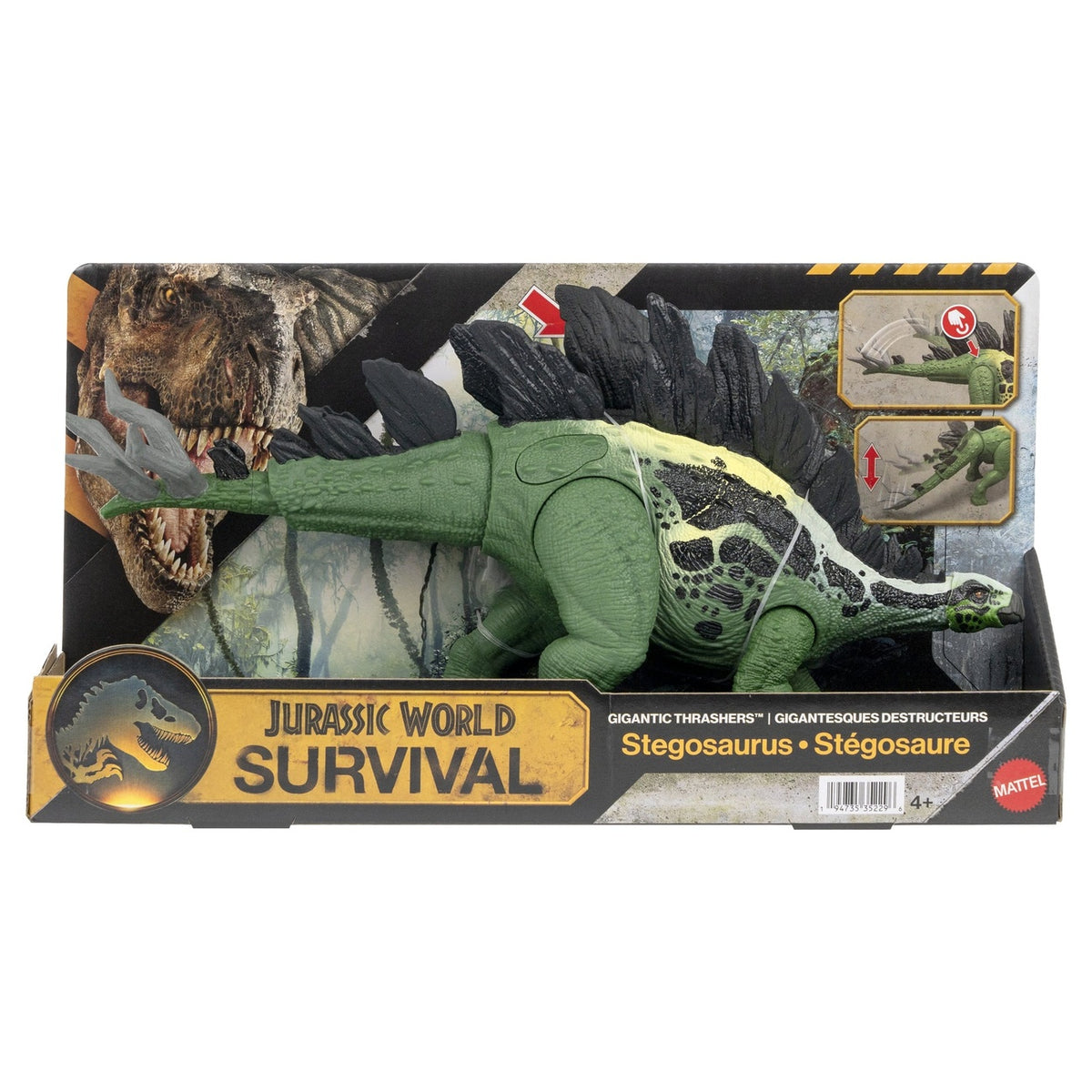 Produktbild Jurassic World: Survival Actionfigur Gigantic Thrashers Stegosaurus