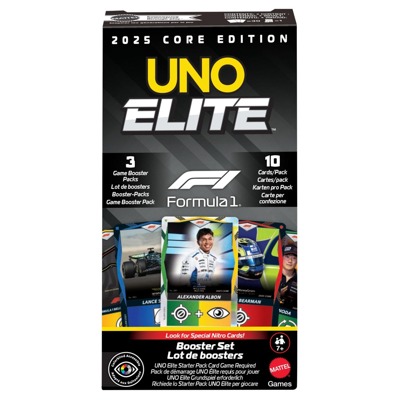 Produktbild Formula 1 UNO Kartenspiel Elite F1 Booster-Set