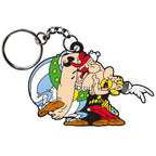 Produktbild Asterix Schlüsselanhänger Asterix & Obelix Laughing 9 cm