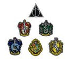 Produktbild Harry Potter Aufnäher 6er-Pack Hauswappen