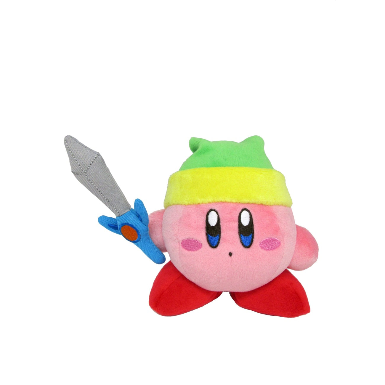 Produktbild Kirby Plüschfigur Kirby mit Schwert 12 cm