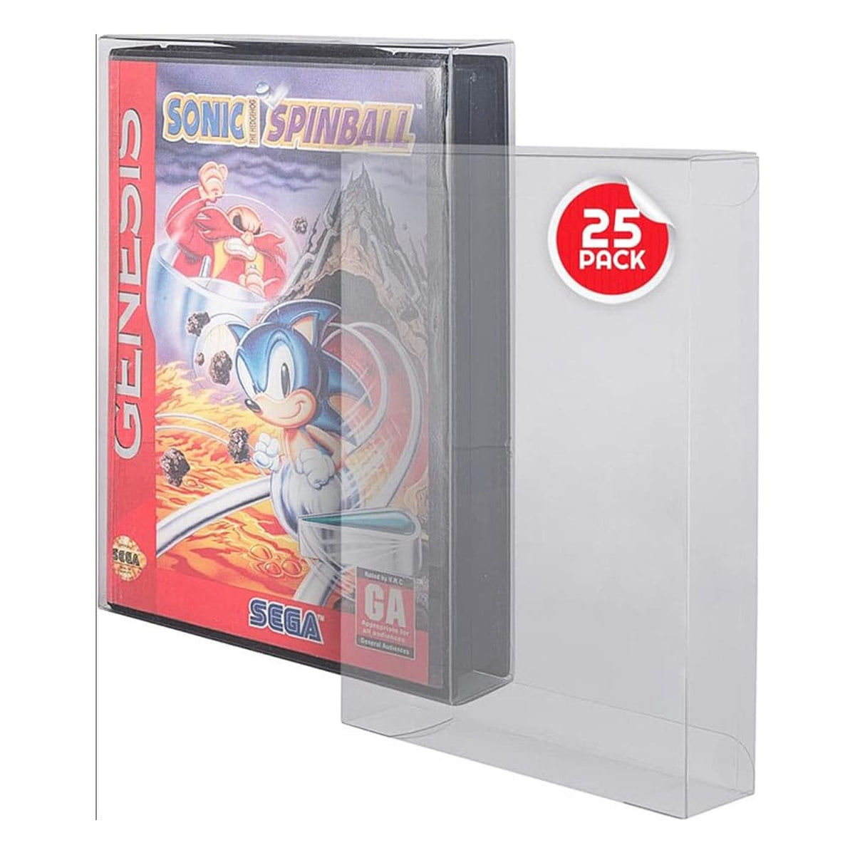 Produktbild PET Gehäuse 25er-Pack für Sega Genesis Spiele