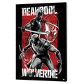 Produktbild Marvel Holzdruck Deadpool & Wolverine 03 Maximum Effort 35 x 50 cm