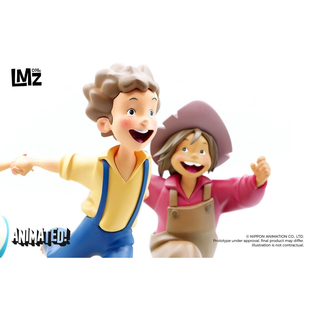 Produktbild Tom Sawyers Abenteuer Animated! Statue Tom, Huck & Becky 23 cm