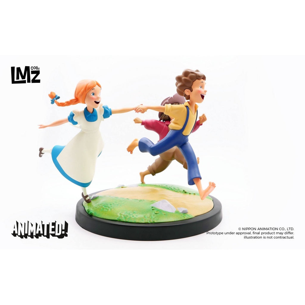 Produktbild Tom Sawyers Abenteuer Animated! Statue Tom, Huck & Becky 23 cm