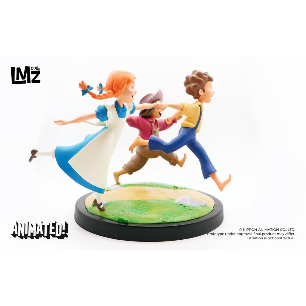 Produktbild Tom Sawyers Abenteuer Animated! Statue Tom, Huck & Becky 23 cm