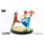 Produktbild Tom Sawyers Abenteuer Animated! Statue Tom, Huck & Becky 23 cm