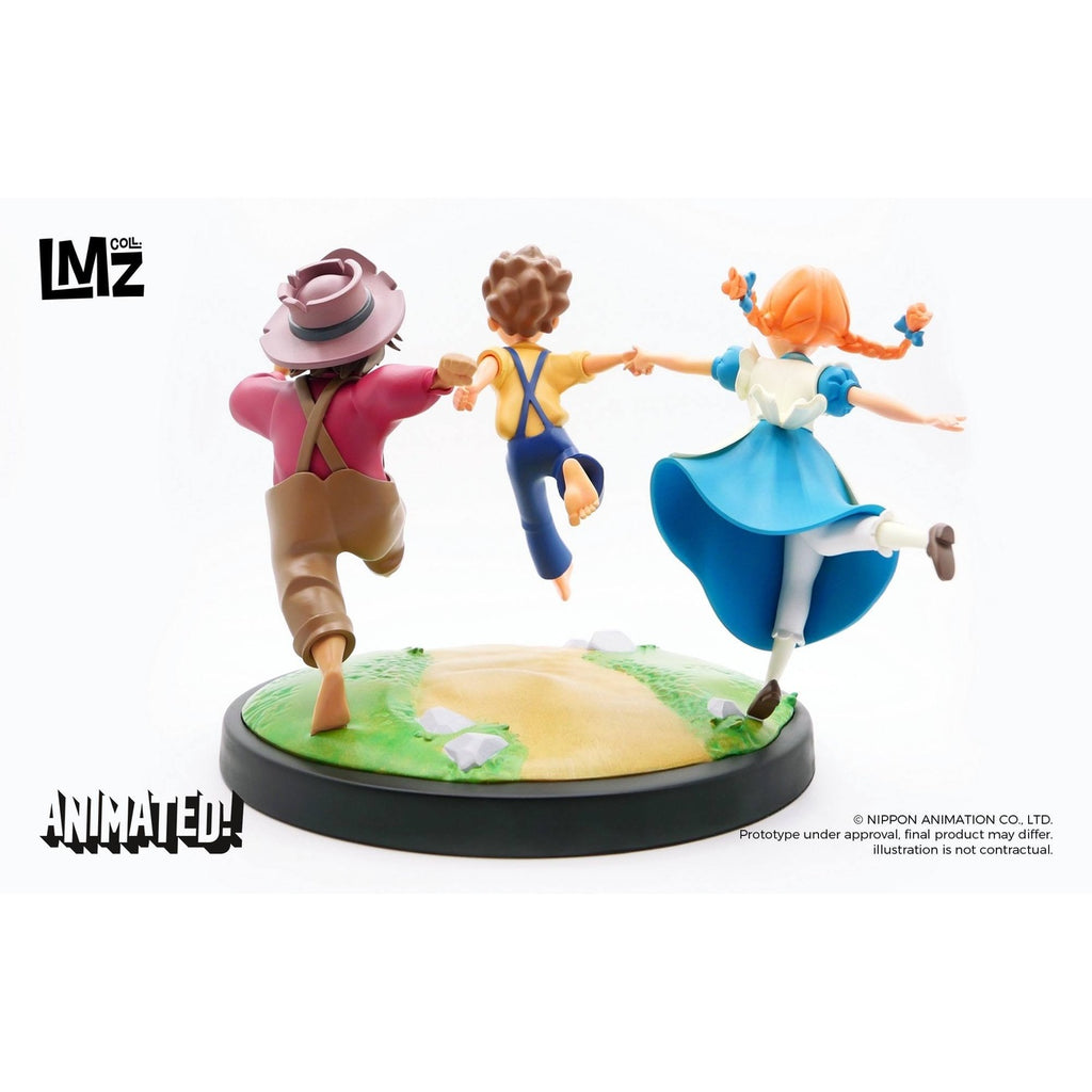 Produktbild Tom Sawyers Abenteuer Animated! Statue Tom, Huck & Becky 23 cm