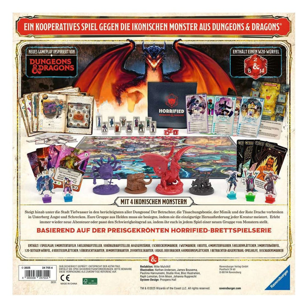 Produktbild Horrified: Dungeons & Dragons Brettspiel *Deutsche Version*