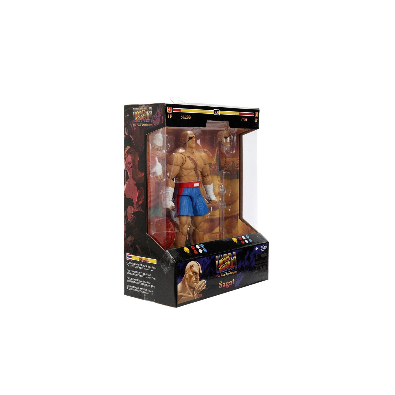 Produktbild Ultra Street Fighter II: The Final Challengers Actionfigur 1/12 Sagat 19 cm