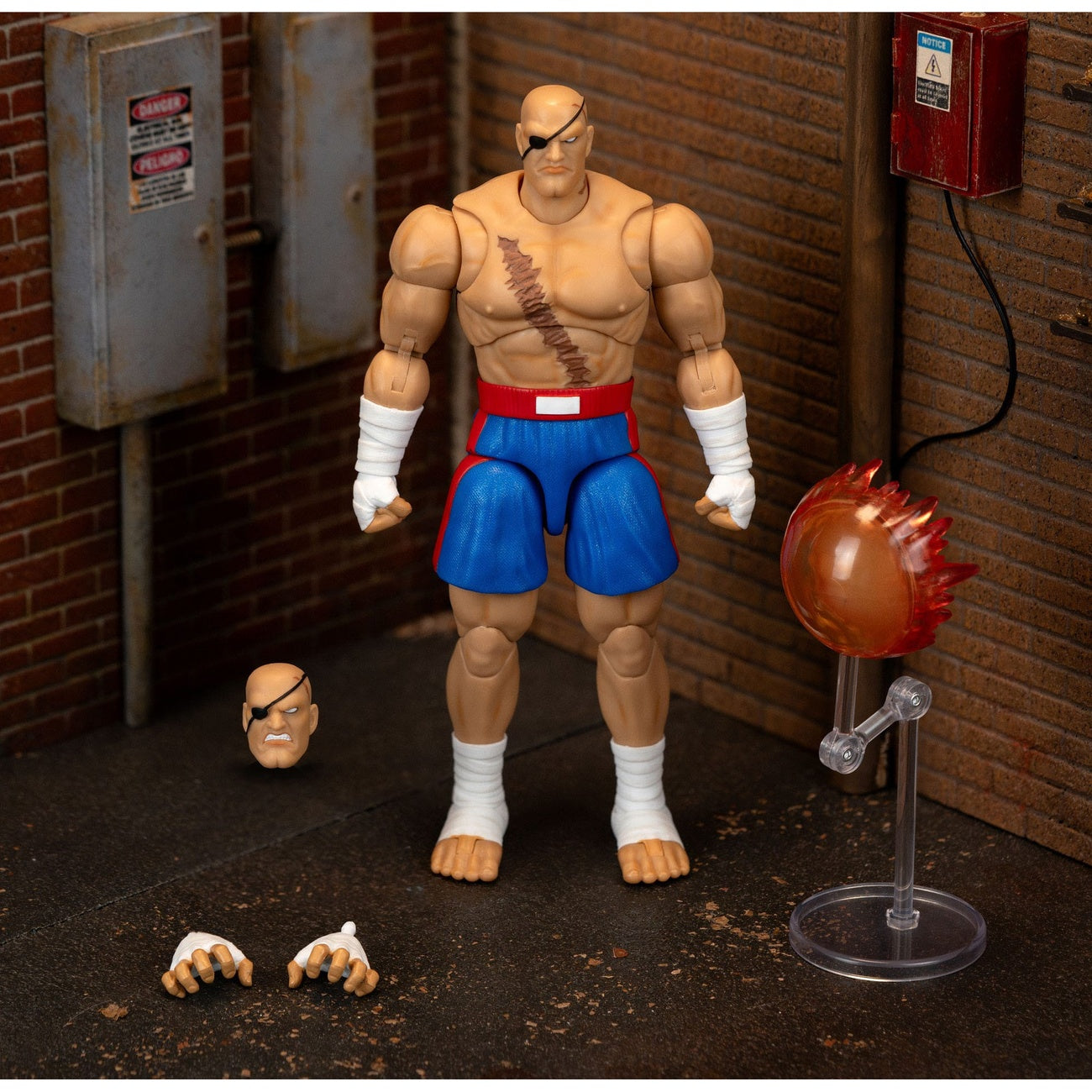 Produktbild Ultra Street Fighter II: The Final Challengers Actionfigur 1/12 Sagat 19 cm