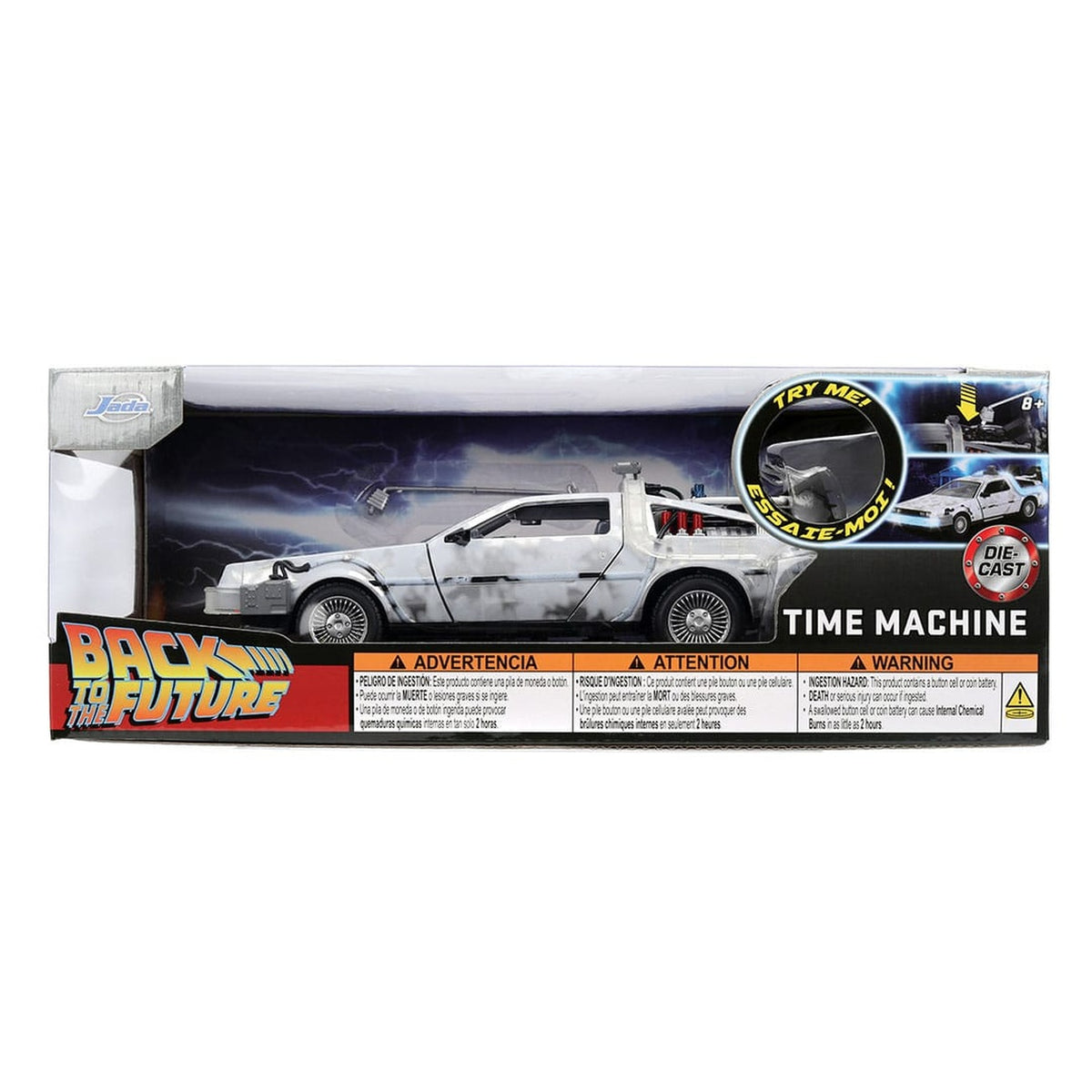 Produktbild Zurück in die Zukunft Diecast Modell 1/24 Time Machine Frost
