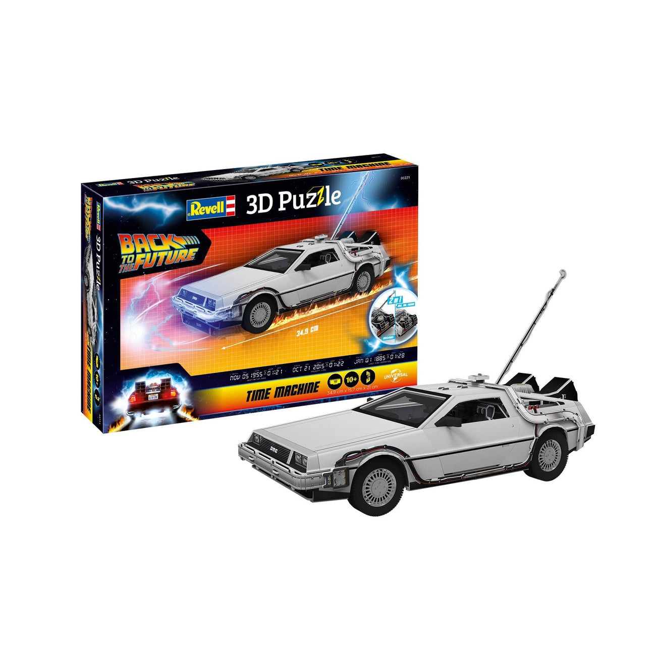 Produktbild Zurück in die Zukunft 3D Puzzle Time Machine