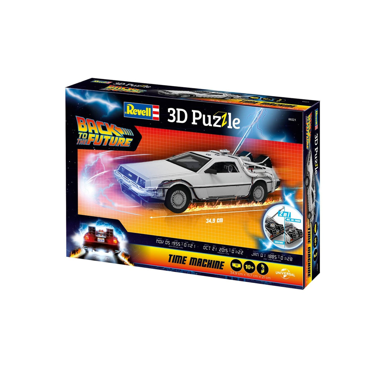 Produktbild Zurück in die Zukunft 3D Puzzle Time Machine
