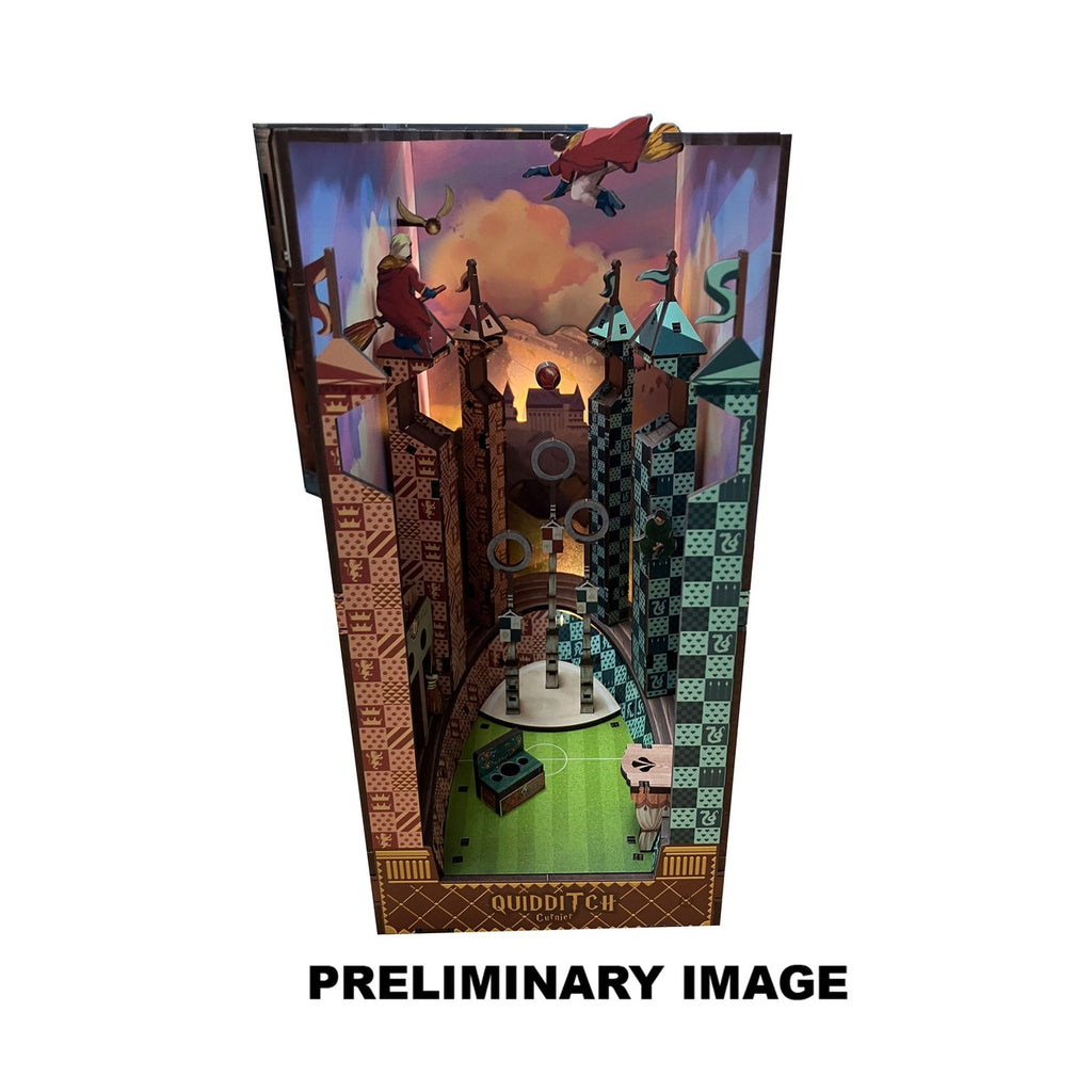 Produktbild Harry Potter Tiny Adventures Book Nook Mini-Diorama Quidditchfeld 23 cm