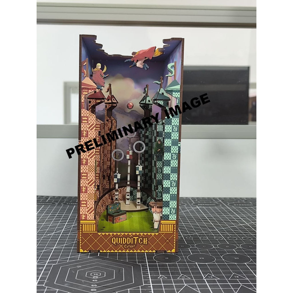 Produktbild Harry Potter Tiny Adventures Book Nook Mini-Diorama Quidditchfeld 23 cm