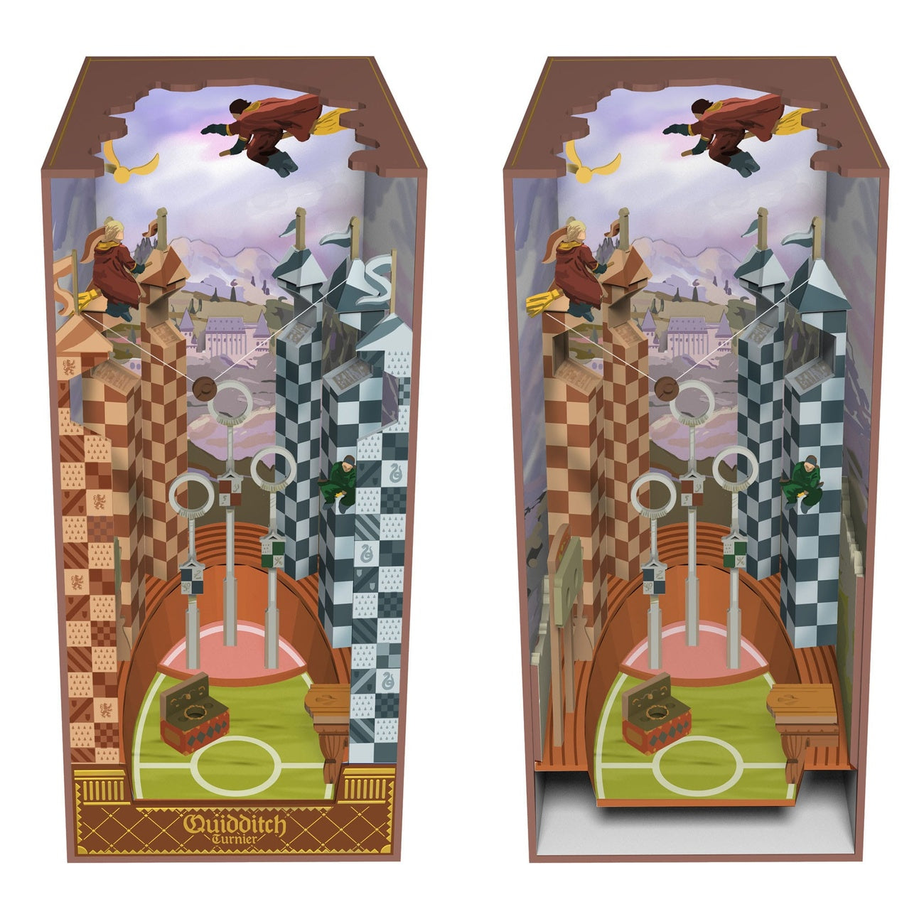 Produktbild Harry Potter Tiny Adventures Book Nook Mini-Diorama Quidditchfeld 23 cm